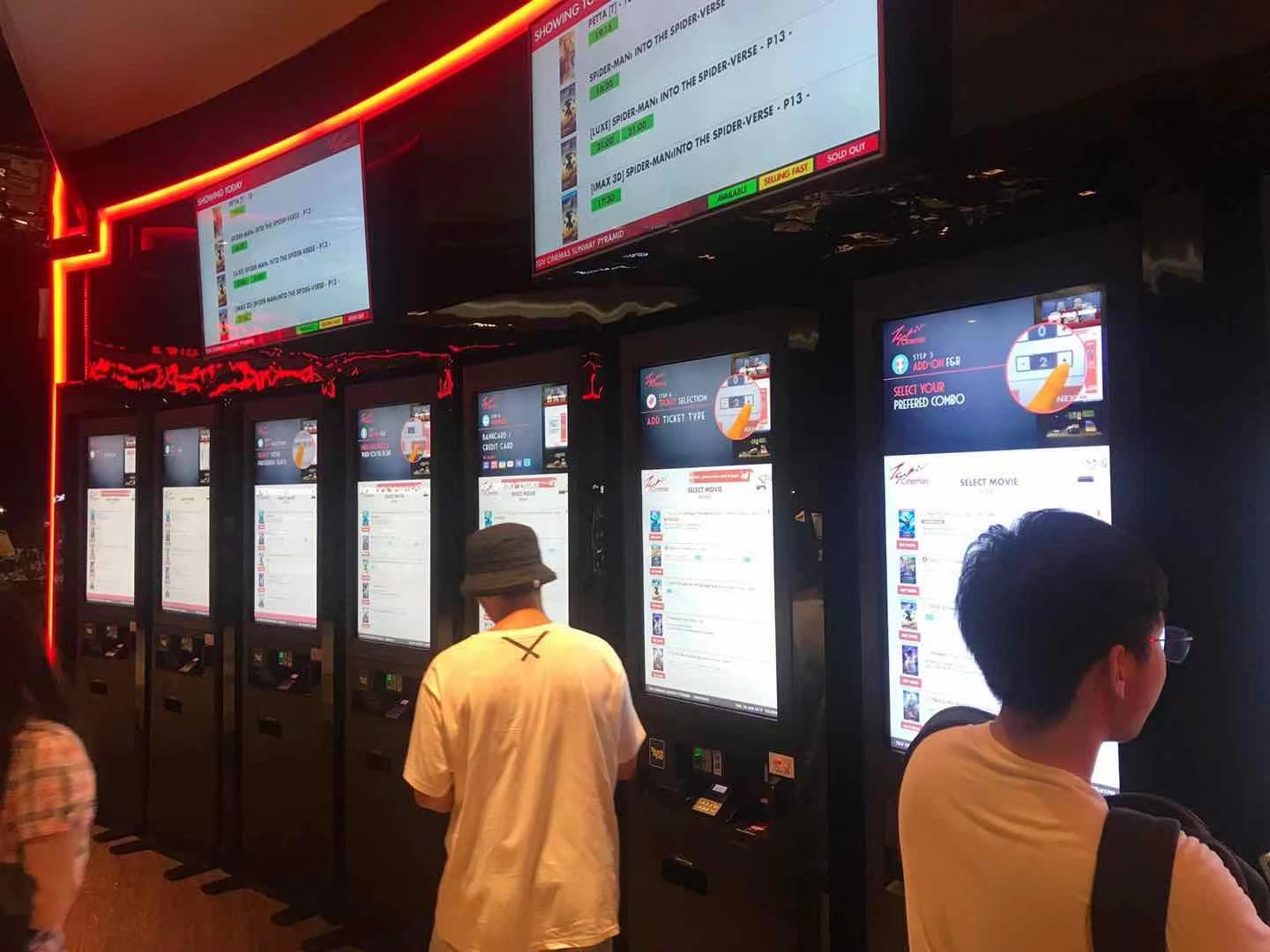 Cinema Self Service Touch Screen Kiosks